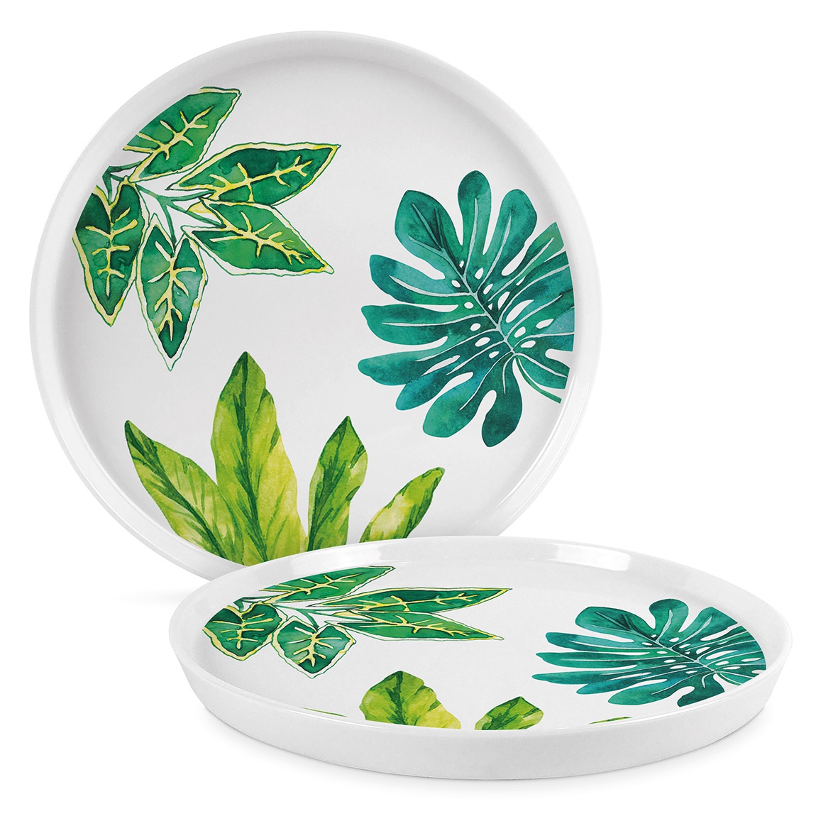 Porzellan-Teller 21cm - Jungle Trend Plate 21
