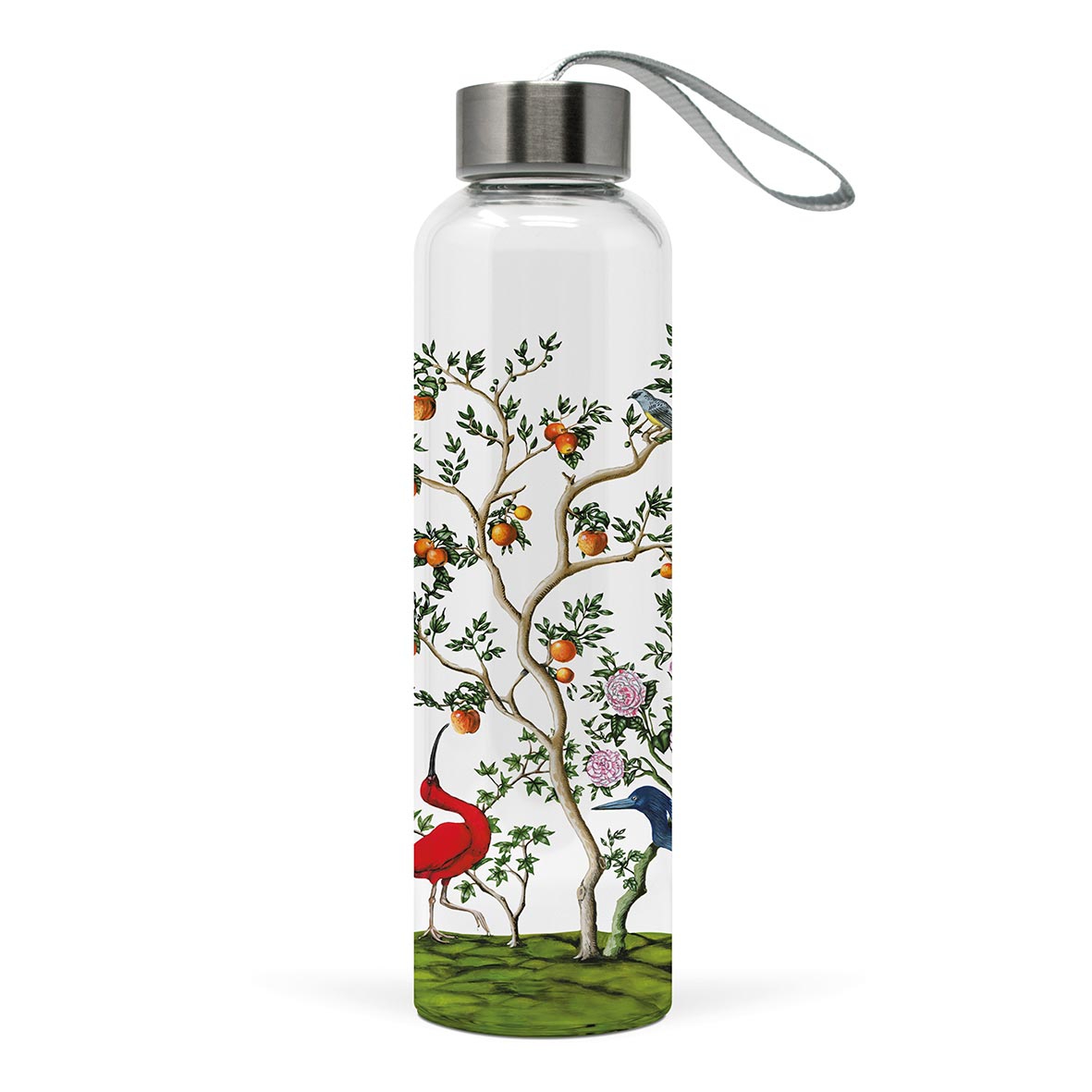 Glasflasche - Bird Chinoiserie Bottle