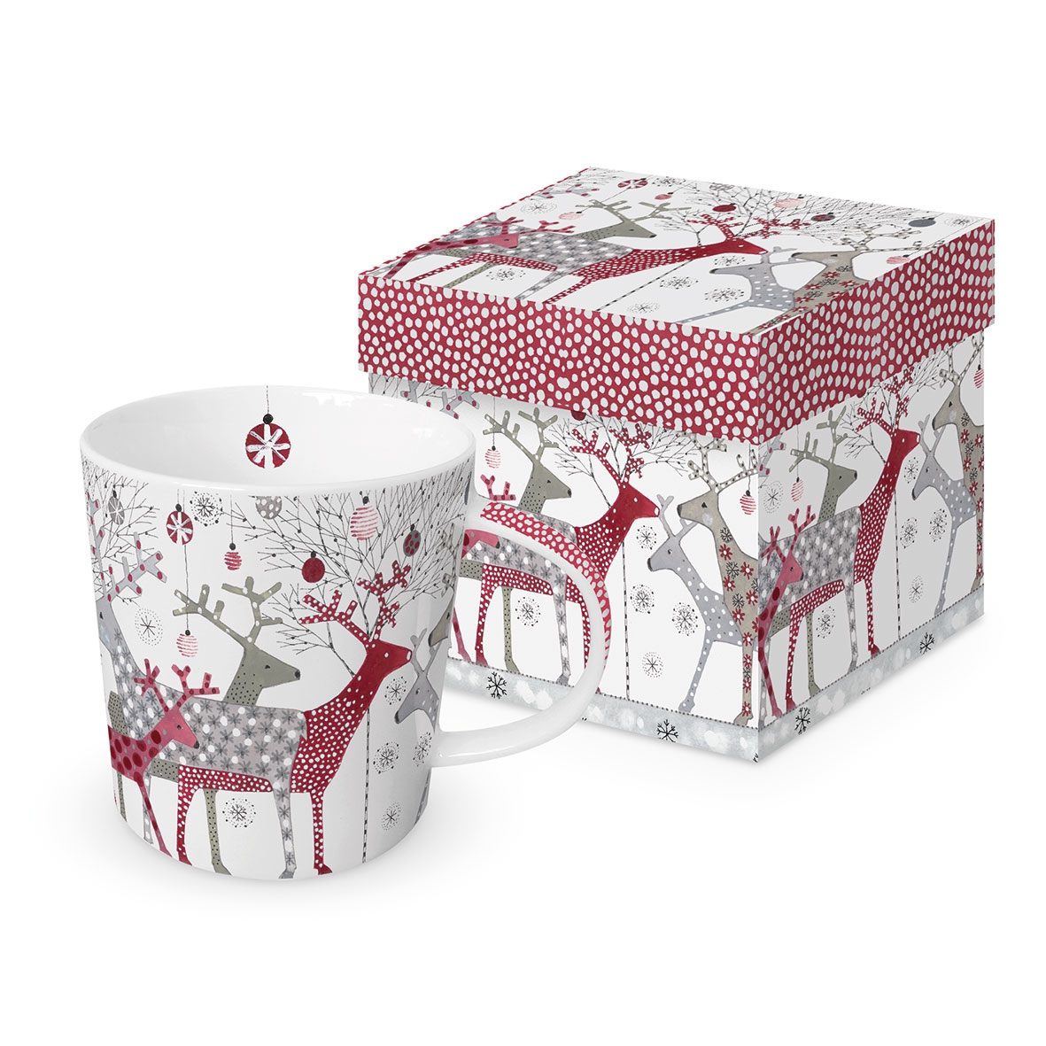 Porzellan-Henkelbecher - Scandic Christmas Trend