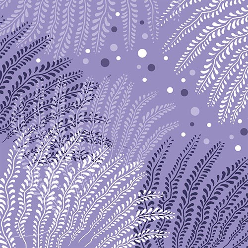 30 Servietten 33x33 cm - Ferny lila