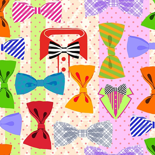 20 Servietten 33x33 cm - Bow Tie Parade 