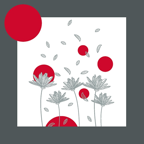 20 Servietten 33x33 cm - Downwind 