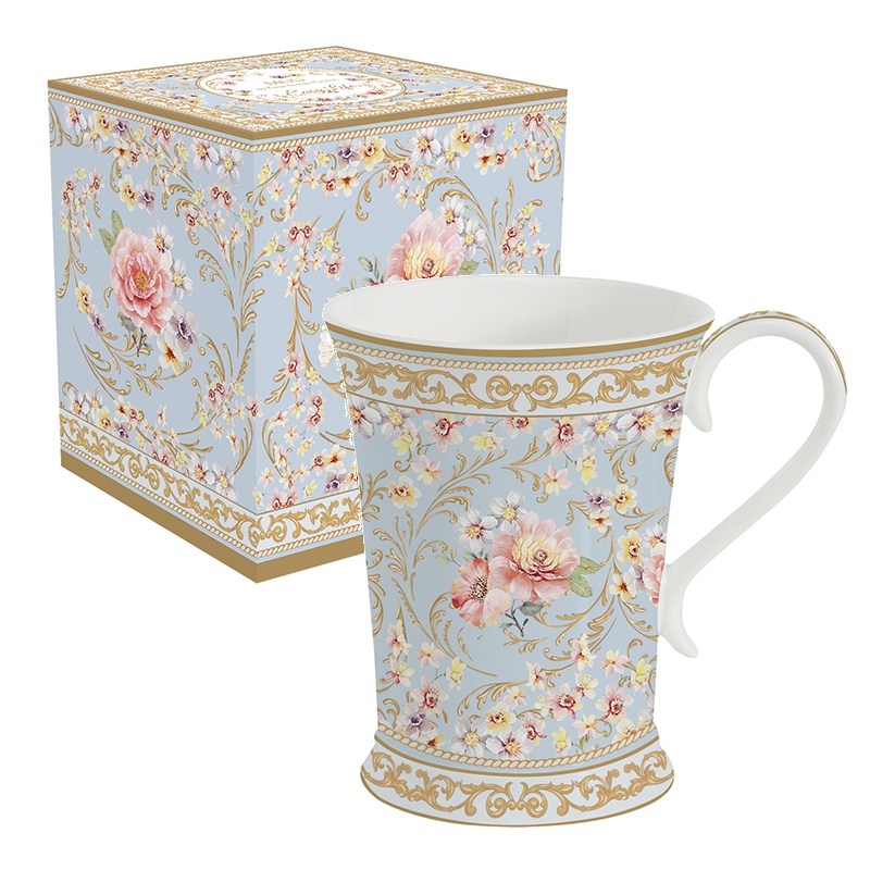 Porzellan-Tasse - Majestic Flowers