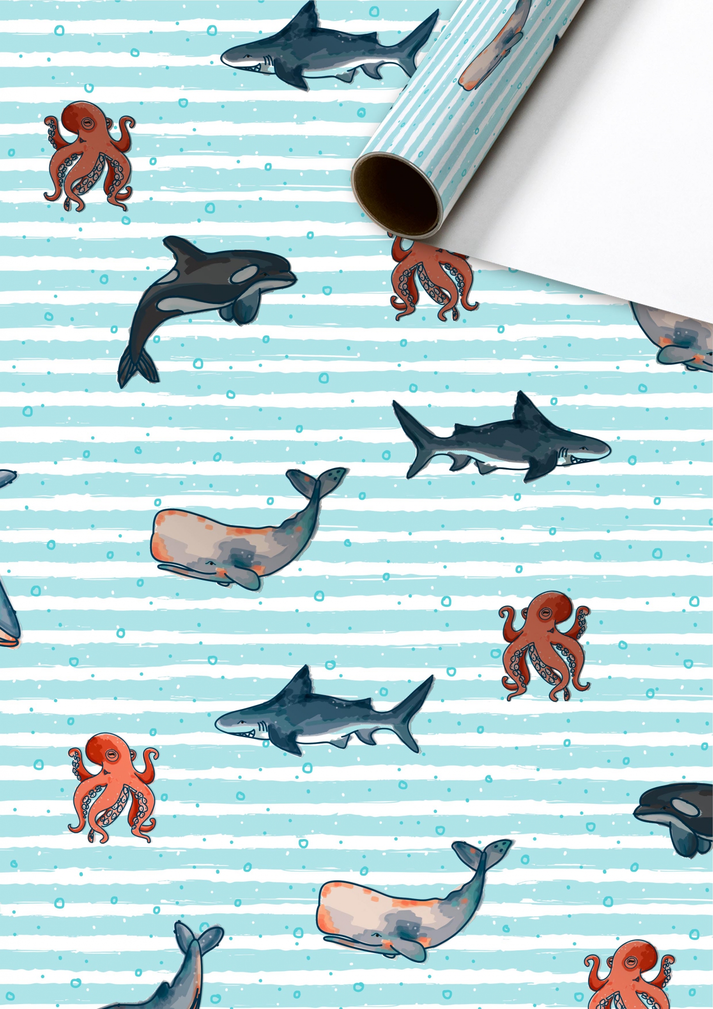 Geschenkpapier metallisiert - Ivar