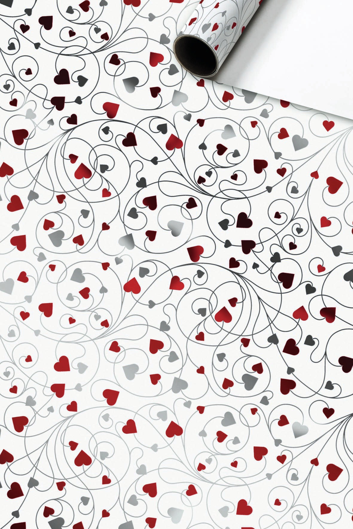 Geschenkpapier metallisiert - Elaine