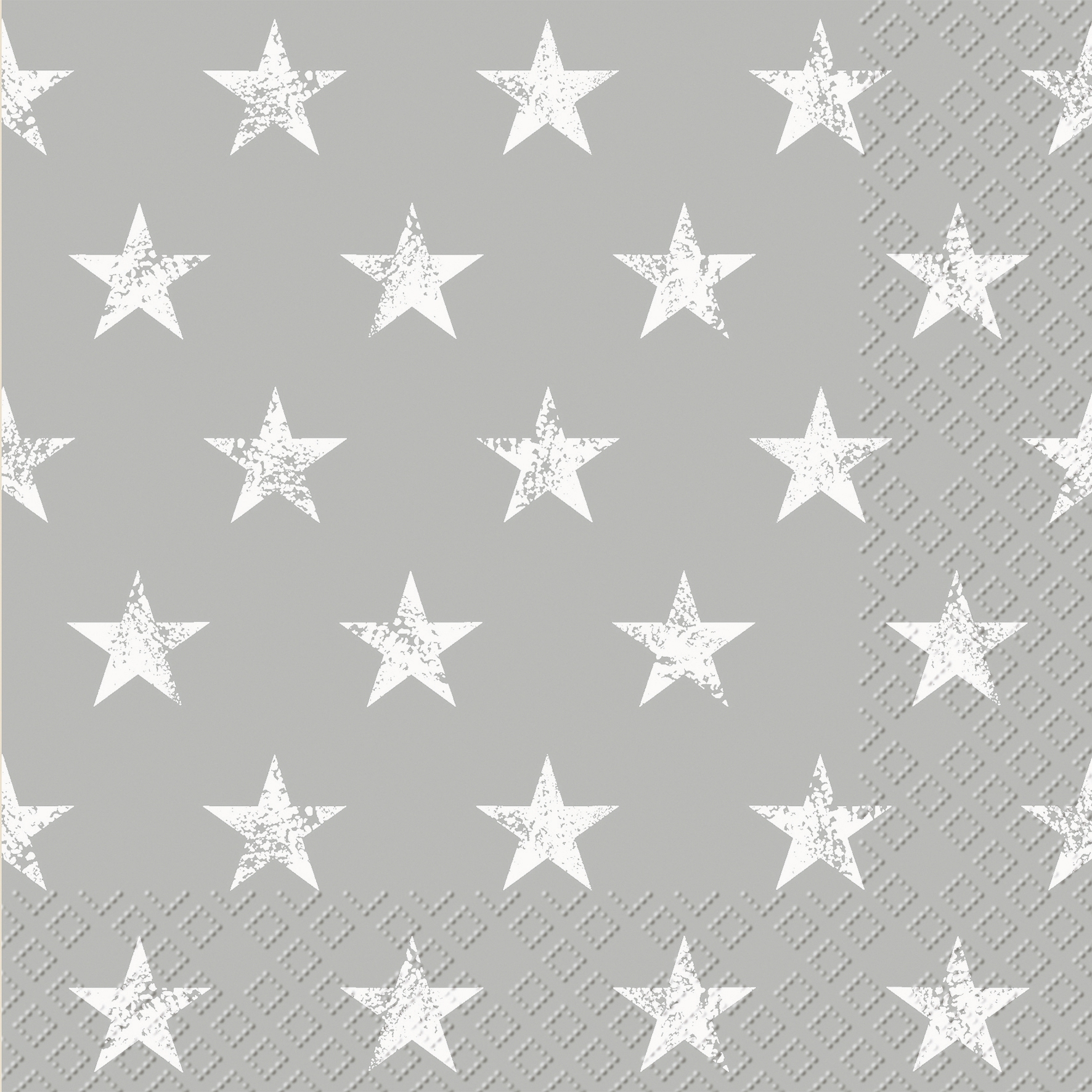 Servietten 33x33 cm - Seren silber