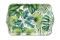 Tablett - Tropical Leaves White