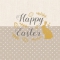 Servietten 33x33 cm - Embroidery Easter Taupe
