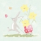 Servietten 33x33 cm - Walking Easter Bunny Servietten 33x33 cm - Walking Easter Bunny