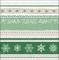 Servietten 33x33 cm - Winter Border Green