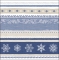 Servietten 33x33 cm - Winter Border Blue