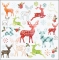 Servietten 33x33 cm - X-Mas Deer
