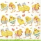 Servietten 25x25 cm - CHICKS ON CATWALK