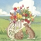 Servietten 33x33 cm - EASTER BARROW