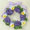 Servietten 33x33 cm - Violets Wreath 