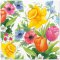 Servietten 33x33 cm - Spring Meadow