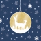 Servietten 33x33 cm - Deers Ornaments